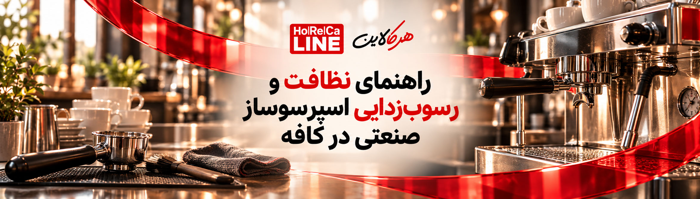راهنمای نظافت و رسوبزدایی اسپرسوساز صنعتی در کافه راهنمای نظافت و رسوبزدایی اسپرسوساز صنعتی در کافه