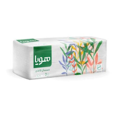 دستمال کاغذی اقصادی 100 برگ دولا هویا (2000 برگی)